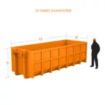 15-yard dumpster rental
