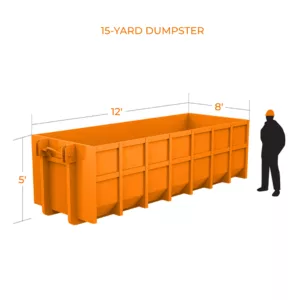 15-yard dumpster rental